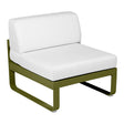 Fermob Bellevie Module central 1 place Pesto D3 Blanc grisé 81 