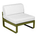 Fermob Bellevie Module central 1 place Pesto D3 Blanc grisé 81 