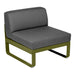 Fermob Bellevie Module central 1 place Pesto D3 Gris graphite A3 