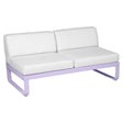 Fermob Bellevie Module central 2 places Guimauve D1 Blanc grisé 81 