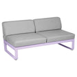 Fermob Bellevie Module central 2 places Guimauve D1 Gris flanelle 79 