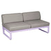 Fermob Bellevie Module central 2 places Guimauve D1 Taupe grisé B 