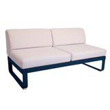 Fermob Bellevie Module central 2 places Perle Bleu abysse 92 