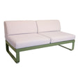 Fermob Bellevie Module central 2 places Perle Cactus 82 
