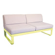 Fermob Bellevie Module central 2 places Perle Citron givré A6 