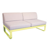 Fermob Bellevie Module central 2 places Perle Citron givré A6 