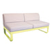 Fermob Bellevie Module central 2 places Perle Citron givré A6 