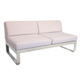 Fermob Bellevie Module central 2 places Perle Gris argile A5 