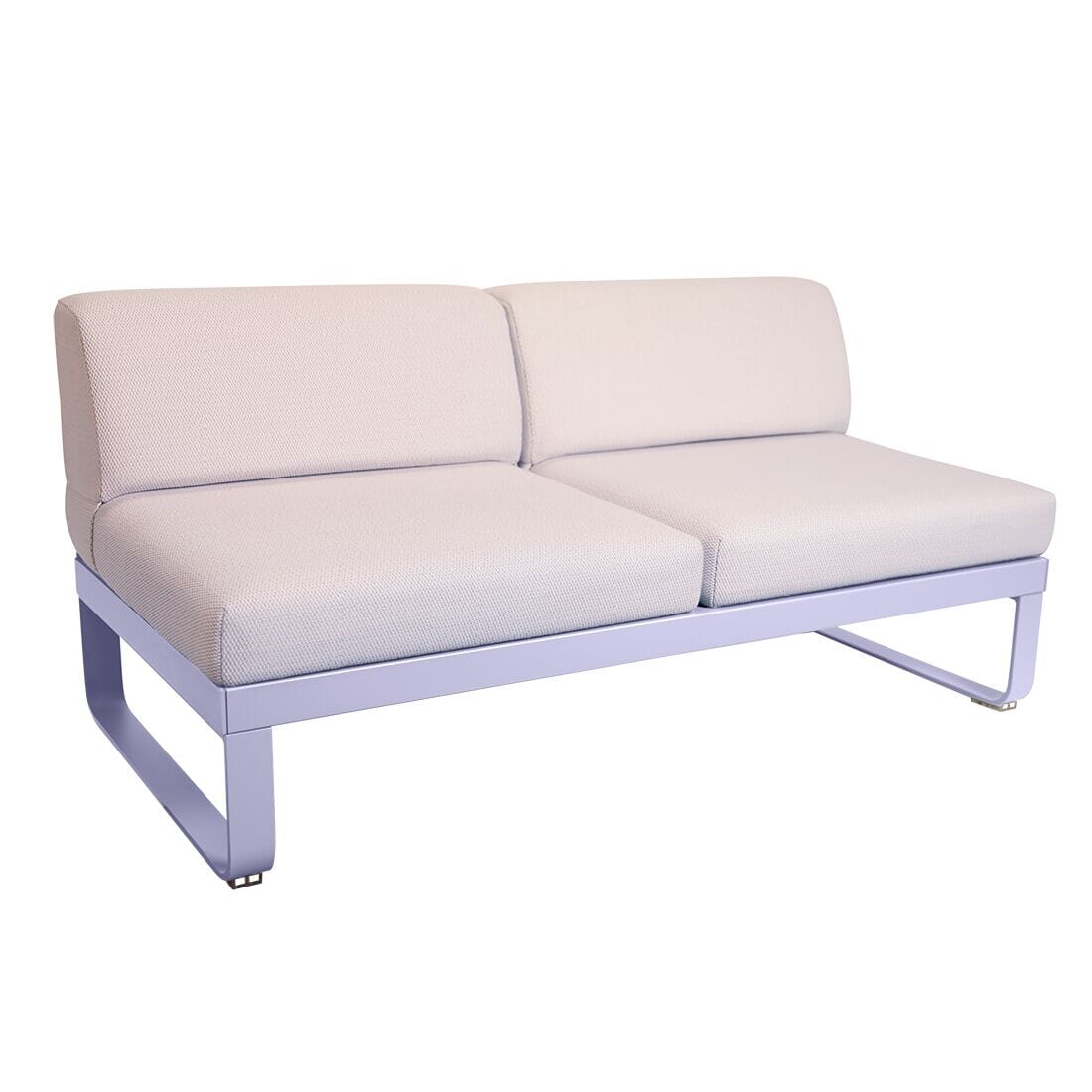 Fermob Bellevie Module central 2 places Perle Guimauve D1 