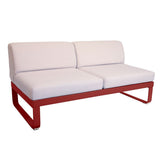 Fermob Bellevie Module central 2 places Perle Piment 43 