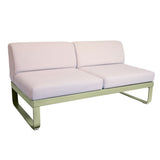 Fermob Bellevie Module central 2 places Perle Vert tilleul 65 