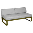 Fermob Bellevie Module central 2 places Pesto D3 Gris flanelle 79 