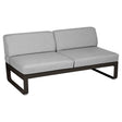 Fermob Bellevie Module central 2 places Tonka E3 Gris flanelle 79 