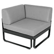 Fermob Bellevie Module d'angle - 1 place Carbone 47 Gris flanelle 79 