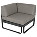 Fermob Bellevie Module d'angle - 1 place Carbone 47 Taupe grisé B8 