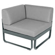 Fermob Bellevie Module d'angle - 1 place Gris orage 26 Gris flanelle 79 