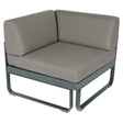 Fermob Bellevie Module d'angle - 1 place Gris orage 26 Taupe grisé B8 
