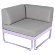 Fermob Bellevie Module d'angle - 1 place Guimauve D1 Gris flanelle 79 