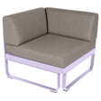 Fermob Bellevie Module d'angle - 1 place Guimauve D1 Taupe grisé B8 