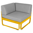 Fermob Bellevie Module d'angle - 1 place Miel C6 Gris flanelle 79 