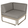 Fermob Bellevie Module d'angle - 1 place Muscade 14 Taupe grisé B8 