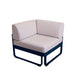 Fermob Bellevie Module d'angle 1 place Perle Bleu abysse 92 