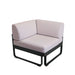 Fermob Bellevie Module d'angle 1 place Perle Carbone 47 