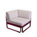 Fermob Bellevie Module d'angle 1 place Perle Cerise noire B9 