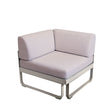 Fermob Bellevie Module d'angle 1 place Perle Gris argile A5 