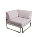 Fermob Bellevie Module d'angle 1 place Perle Gris argile A5 