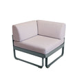 Fermob Bellevie Module d'angle 1 place Perle Gris orage 26 