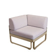 Fermob Bellevie Module d'angle 1 place Perle Muscade 14 