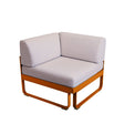 Fermob Bellevie Module d'angle 1 place Perle Orange confite E2 