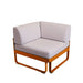 Fermob Bellevie Module d'angle 1 place Perle Orange confite E2 