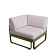 Fermob Bellevie Module d'angle 1 place Perle Pesto D3 