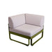 Fermob Bellevie Module d'angle 1 place Perle Pesto D3 
