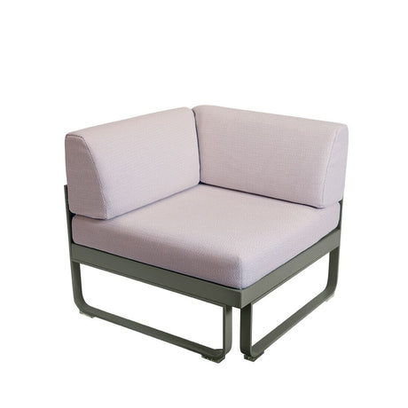 Fermob Bellevie Module d'angle 1 place Perle Romarin 48 