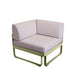 Fermob Bellevie Module d'angle 1 place Perle Vert tilleul 65 