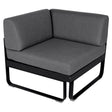 Fermob Bellevie Module d'angle - 1 place Réglisse 42 Gris graphite A3 