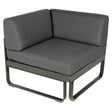 Fermob Bellevie Module d'angle - 1 place Romarin 48 Gris graphite A3 