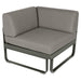 Fermob Bellevie Module d'angle - 1 place Romarin 48 Taupe grisé B8 