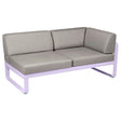 Fermob Bellevie Module d'angle - droit 2 places Guimauve D1 Taupe grisé B8 