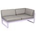 Fermob Bellevie Module d'angle - droit 2 places Guimauve D1 Taupe grisé B8 