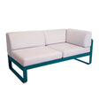 Fermob Bellevie Module d'angle - droit 2 places Perle Bleu acapulco 21 