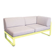 Fermob Bellevie Module d'angle - droit 2 places Perle Citron givré A6 
