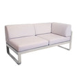 Fermob Bellevie Module d'angle - droit 2 places Perle Gris argile A5 