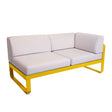 Fermob Bellevie Module d'angle - droit 2 places Perle Miel C6 