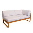 Fermob Bellevie Module d'angle - droit 2 places Perle Orange confite E2 