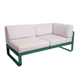 Fermob Bellevie Module d'angle - droit 2 places Perle Vert cèdre 02 