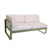 Fermob Bellevie Module d'angle - gauche 2 places Cactus 82 Perle D4 